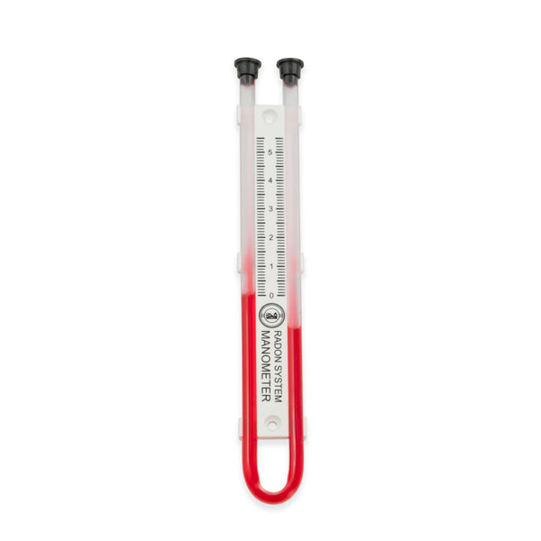 5.5" U-Tube Radon System Manometer