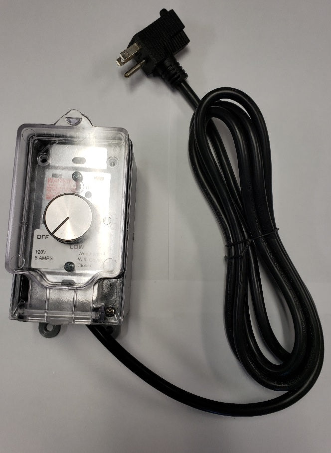 Weatherproof Fan/Speed Control with 8' cord