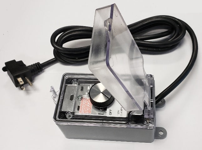 Weatherproof Fan/Speed Control with 8' cord
