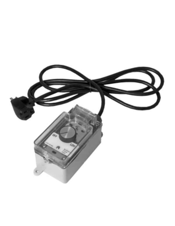 Weatherproof Fan/Speed Control with 8' cord