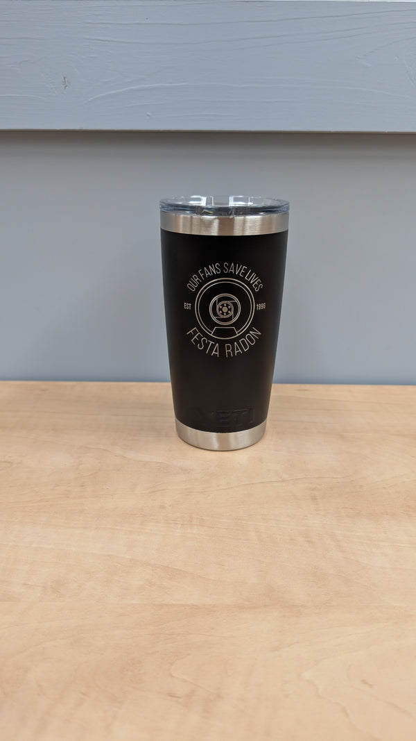 YETI 20 oz Festa Radon Tumbler - Black